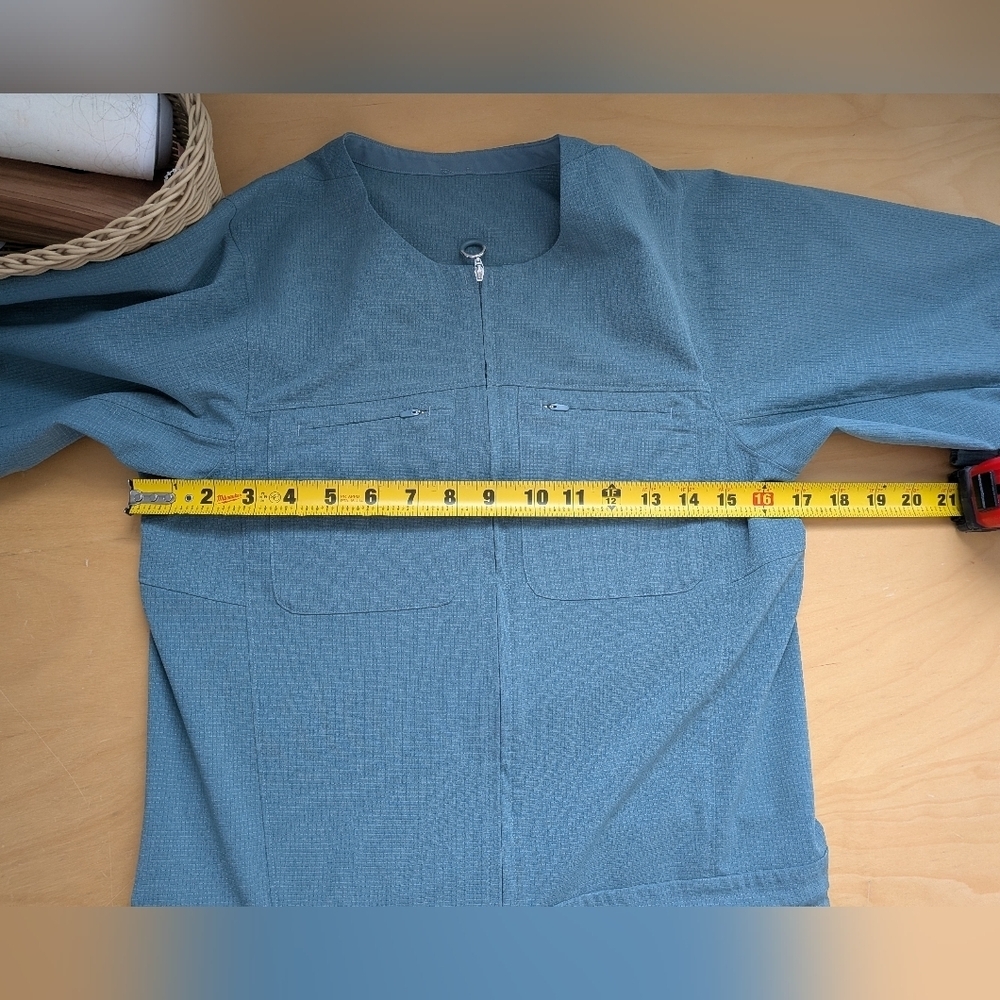 Lululemon Ventlight Zippered Jumpsuit Size 4 Color Tidewater Teal With Pockets - Picture 13 of 16